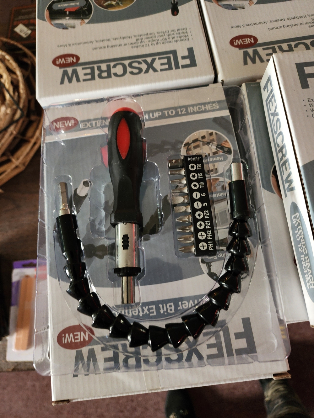 FlexiCrew Multi-Tool Set in Black & Red NWT